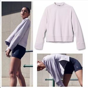 On Running Lilac Crewneck